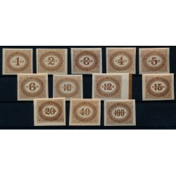 Österreich 1899 PORTO 10-21 komplette Satz, postfrisch ** Kw:350,-€