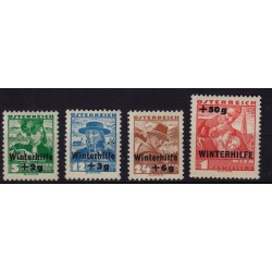 ÖSTERREICH 1935 613-616 WINTERHILFE 2, komplette Satz, postfrisch ** Kw:125,-€ ÖSTERREICH 1935 613-616 WINTERHILFE 2, komplette Satz, postfrisch ** Kw:125,-€