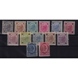 ÖSTERREICH 1890 50-62 KAISERKOPF, komplette Satz, ungebraucht * Kw:110,-€
