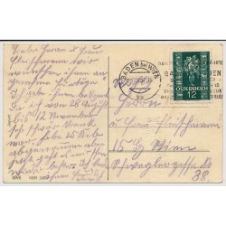 Österreich 1937 12gr KARTEN, BADEN bei WIEN und SONDERSTEMPEL