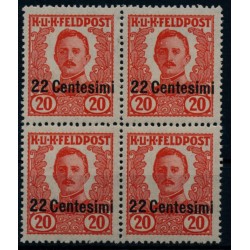 FELDPOST ITALIEN 1918 Nicht VERAUSGABT VI. 4-BLOCK! Postfrisch ** FELDPOST ITALIEN 1918 Nicht VERAUSGABT VI. 4-BLOCK! Postfrisch **