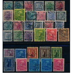 LEVANTE KRETA 1903- Klein Sammlung, gestempelt/ungebr. Hohes Kw!