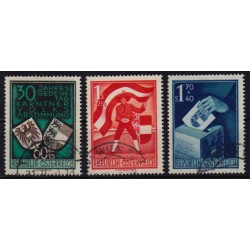 Österreich 1950 964-966 KÄRNTNER komplette Satz, gestempelt, Kw:150,-€