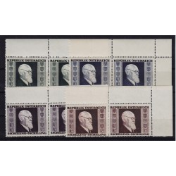 ÖSTERREICH 1946 776-779 RENNER Satz, PAAR! Postfrisch ** ECKRAND!