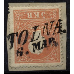 Österreich 1858 5kr, Type II. zentriert! Schöne Farbe! TOLA (U) Mü:12Punkte!