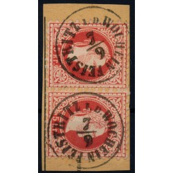 ÖSTERREICH 1867 2*5Kr, PAAR! FEISTRITZ I.D WOCHEIN (Kr) Kl:20P! Sehr schön!