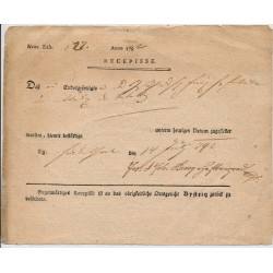 ÖSTERREICH 1792 RECEPISSE VOM 1792! Interessant!