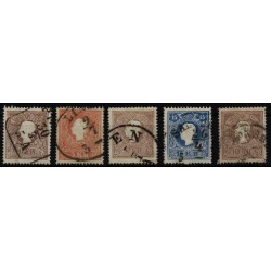 1858 5Marken! Alle ZENTRIERT! Schön und attraktiv!