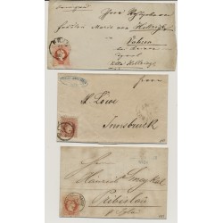 Österreich 18.. 3Stk. Briefe! Interessantes Lot!