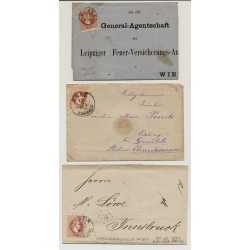 Österreich 18.. 3Stk. Briefe! Interessantes Lot!