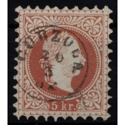 Österreich 1867 5kr, feiner Druck, CURZOLA (Dalmatien) Kl:30Punkte!