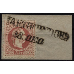 Österreich 1867 5kr, JAEGERNDORF (Sch) Kl:20Punkte! Schön!