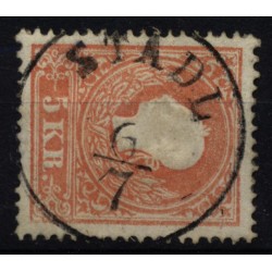 Österreich 1858 5kr, Type II. ZENTRIERT! STADL (St) Mü:35Punkte!