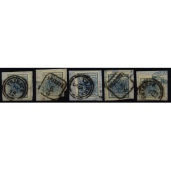 Österreich 1850 5Stk. Briefstücke! Alle mit TRIEST (Kü)+VORAUSENTWERTUNGEN!