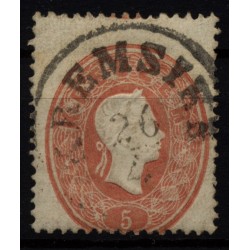 Österreich 1861 5kr, EXTREM VERZÄHNT! Noch ungewaschen! KREMSIER (M) Schön!