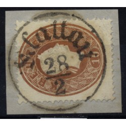 Österreich 1861 10kr, KLATTAU (B) Mü:20Punkte! Sehr schön!