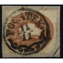 Österreich 1861 10kr, POCATEK (B) Mü:80Punkte! Attraktiv!