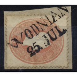 Österreich 1861 5kr, HELLROT, ZENTRIERT! WODNIAN (B) Mü:20Punkte! Schön!