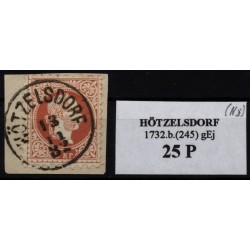 Österreich 1867 5kr, Briesfstück. HÖTZELSDORF (Nö) Kl:25Punkte! Schön!