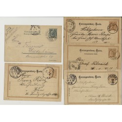 Österreich 189.- 5Stk. Sendungen BÖHMEN! Interessantes Lot!