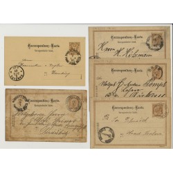 Österreich 188.- 5Stk. Sendungen BÖHMEN! Interessantes Lot!
