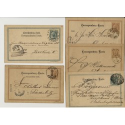 Österreich 189.- 5Stk. Senfungen BÖHMEN! Interessantes Lot!