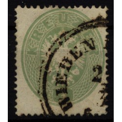 Österreich 1863 3kr, grün. SEHR SCHÖNE FARBE! WIEDEN IN WIEN. Sehr schön!