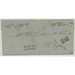LOMBARDEI-VENETIEN 1857 Brief (Mit Inhalt) von CHIARI nach BRESCIA. Attraktiv!