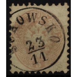 Österreich 1864 5kr, BUKOWSKO (Galizien) Mü:100P!
