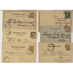 Österreich 188.- 6Stk. Sendungen BÖHMEN-MÄHREN! Interessantes Lot!