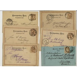 Österreich 188.- 6Stk. Sendungen BÖHMEN-MÄHREN! Interessantes Lot!
