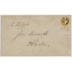Österreich 18.. 2kr, Briefkuvert STEINSCHÖNAU (B) Kl:20P! Nach HAIDA. Schön!