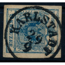 Österreich 1850 9kr, MP, Type III. KARLSTADT (Ungarn)