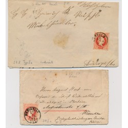 Österreich 18.. 1 Brief und 2 Brief-Vorders.! MARIAHILF/WIEN, HERNALS, MEIDLING