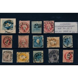 Österreich 1850 14Stk. Marken! Mit GALIZIEN Stempeln! Interessantes Lot!