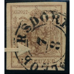 Österreich 1850 6kr, MP, Type III. PLATTEFEHLER! LEOBERSDORF (Nö) Sehr schön!