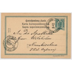 Österreich 1904 5h Karte LANDSKRON IN GALIZIEN/LANCKORONA W GALICJI Kl:25P!