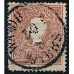 Österreich 1858 10kr, Type II. WAIDHOFEN/a./d. YBBS (Nö)