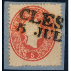 Österreich 1861 5kr, CLES (Tirol) Schön!