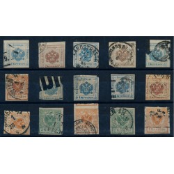 Österreich 15Stk. Zeitungsstempelmarken! Interessantes Lot! Gemischte Qualität.