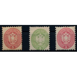 LOMBARDEI-VENETIEN 1864 3Stk. Marke! UNGEBRAUCHT mit Gummi und Falz. VÖB