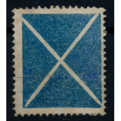 Österreich 1858 ANDREASKREUZ! BLAU! KLEIN! Ohne Gummi! Attraktiv!