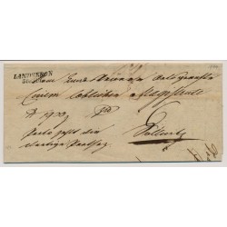 Österreich 1844 Brief (Inhalt) LANDSKRON (B) '6' Postvermerk!