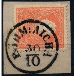 Österreich 1858 5kr, Type II. ZENTRIERT! BÖHM:AICHA Mü:10P! Schön!