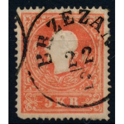 Österreich 1858 5kr, zentriert! Originalgummi! BRZEZAN (Galizien) Mü:25P