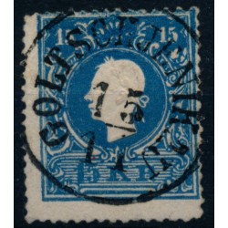 Österreich 1858 15kr, STARK VERZÄHNT! GOLTSCHJENIKAU (B) Mü:10P!