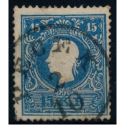 Österreich 1858 15kr, Type II. PECEK (B) Mü:50P!