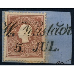 Österreich 1858 10kr, Type II. ZENTRIERT! W.NEUSTADT. Schön!