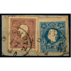Österreich 1858 10kr+15kr=25kr TARIF! Beide Type II. OLLMÜTZ (M) Schön!
