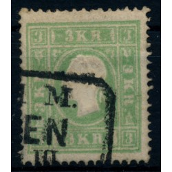 Österreich 1858 3kr, BLÄULICHGRÜN! Kw:275,-€! WIEN. VÖB! PRACHTSTÜCK!